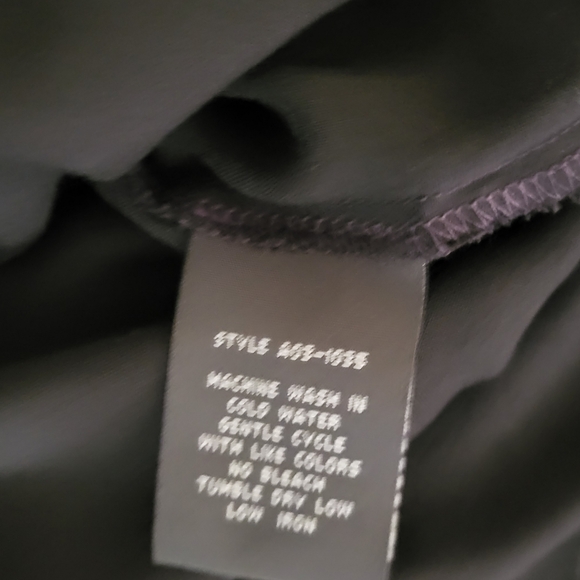 Wrapover blouse with a collar SEDUCTIONS women sz m - Picture 8 of 13